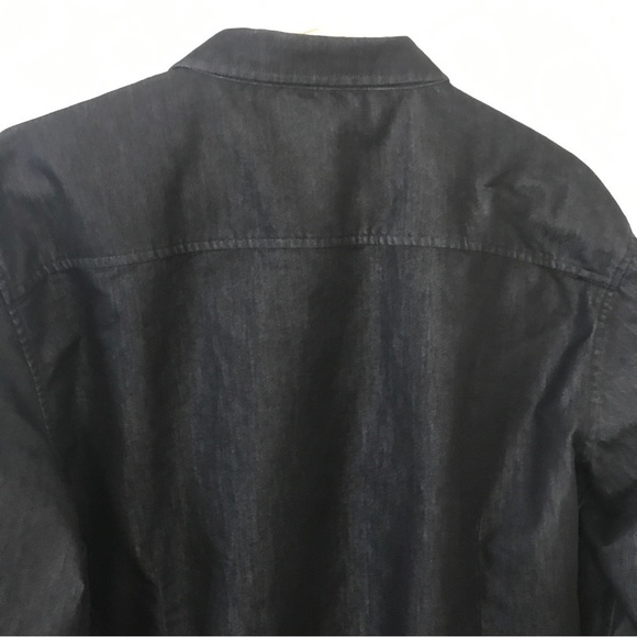 Coof Andy charcoal black button down long sleeve shirt - Picture 8 of 11